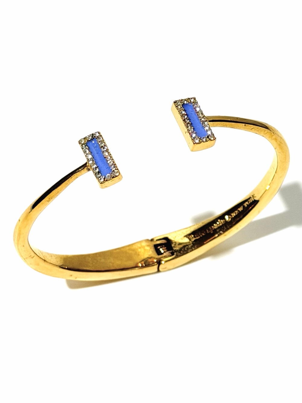 Kate Spade ♠️ Raising the Bar Cuff Bangle Bracelet with Blue Accents